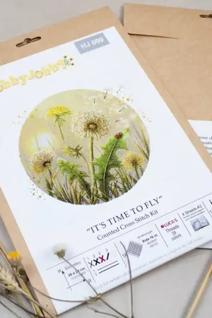 Superprijs HobbyJobby It's time to fly borduren (pakket) HJ009