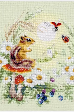 Aanbieding Magic Needle Meadow Stories Chipmunk borduren (pakket) 510-353
