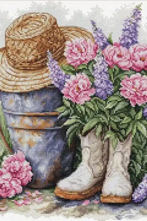 Beperkte Voorraad Luca-S Garden Decor borduren (pakket) B7036