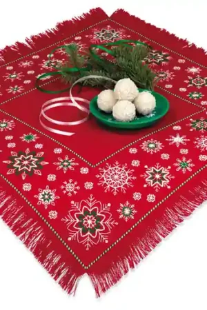 RIOLIS Winter Patterns Table Topper borduren (pakket) 2252 Nu Kopen