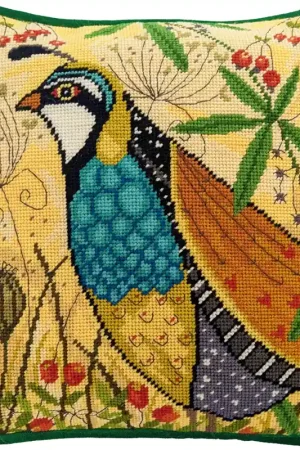 Seizoensaanbieding Bothy Threads Linda Hoskin Partridge Petit Point kussen borduren (pakket) TLH3