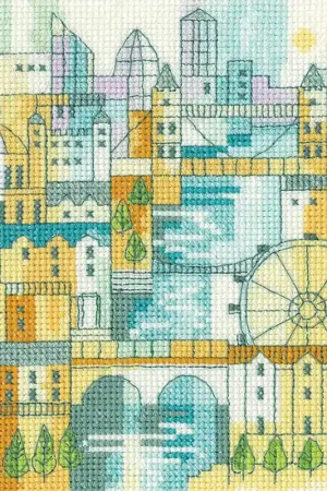 Beperkt Aanbod Heritage Crafts Impressions of London borduren (pakket) 1820A