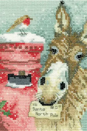 Voordeelprijs Heritage Crafts Donkeys Wish borduren (pakket) 1843A **