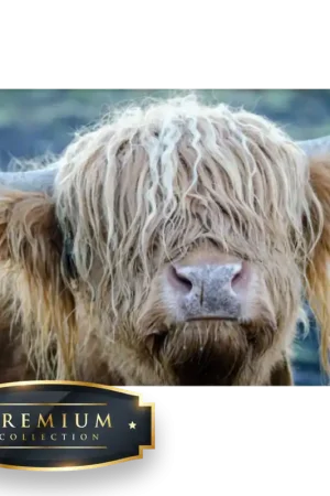 Beste Prijs Nieuwsgierige hooglander Premium DP Diamond Painting