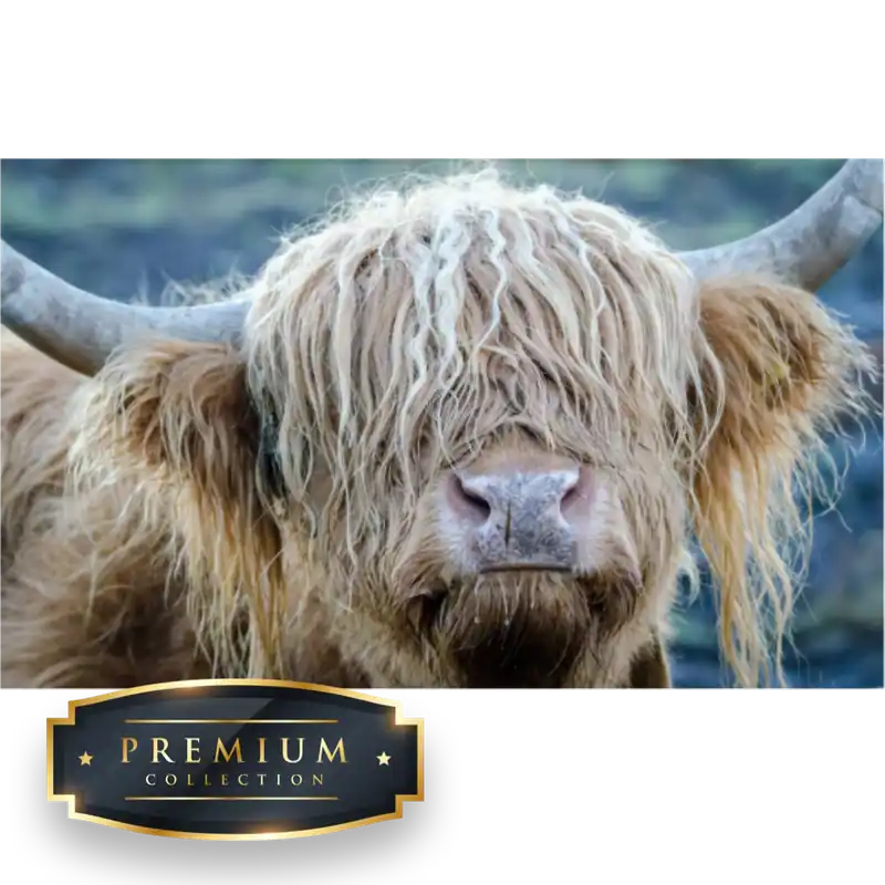 Beste Prijs Nieuwsgierige hooglander Premium DP Diamond Painting
